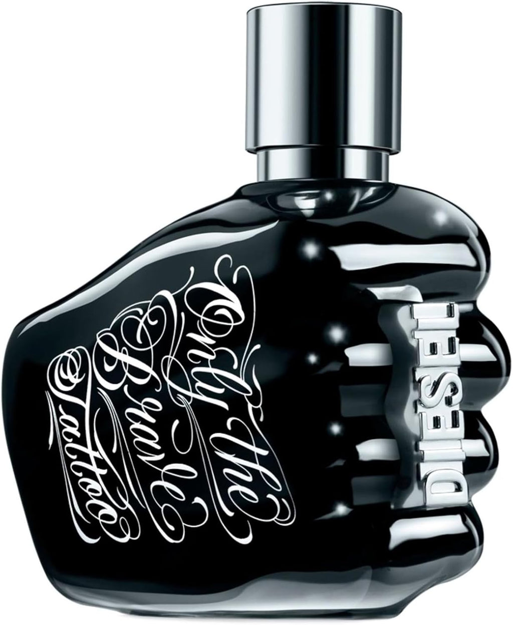 DIESEL Only The Brave Tattoo Eau de Toilette Homme – Parfum Boisé avec Notes de Pomme Granny Smith, Bois Ambrés & Tabac Narguilé – Tenue Longue Durée 125ml