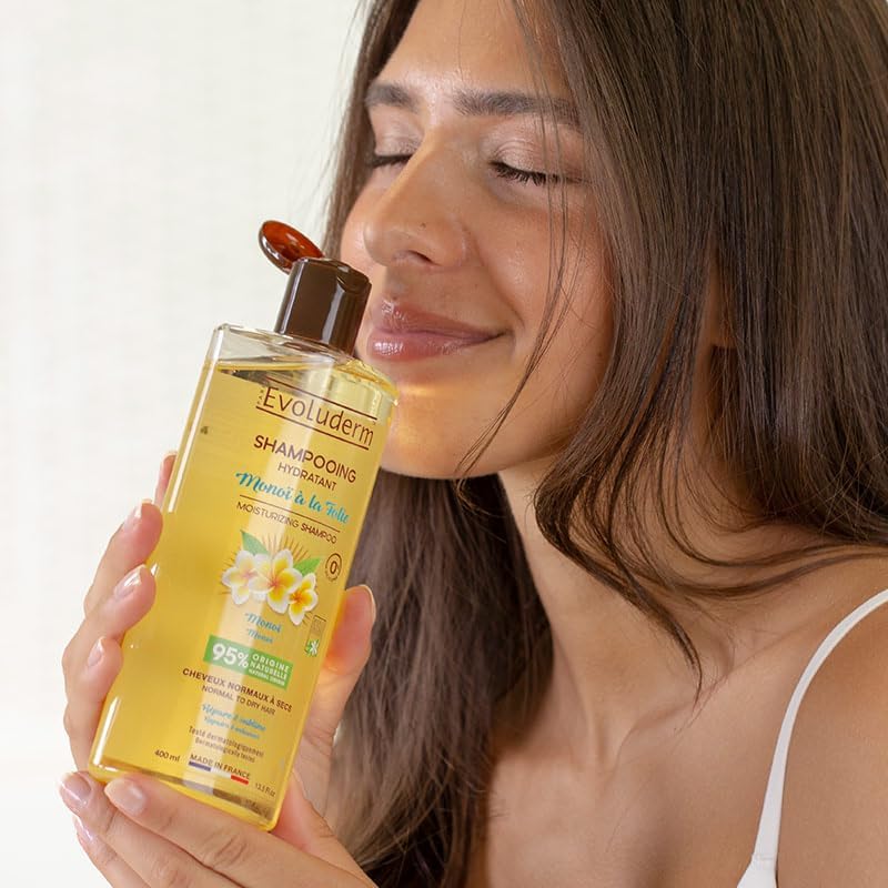 EVOLUDERM Coffret Cadeau Bain Femme Monoï de Tahiti – 6 Produits Corps & Cheveux avec Gant Exfoliant Offert – Cadeau Naturel pour Noël, Anniversaire, Fête des Mères (Magic Forest)