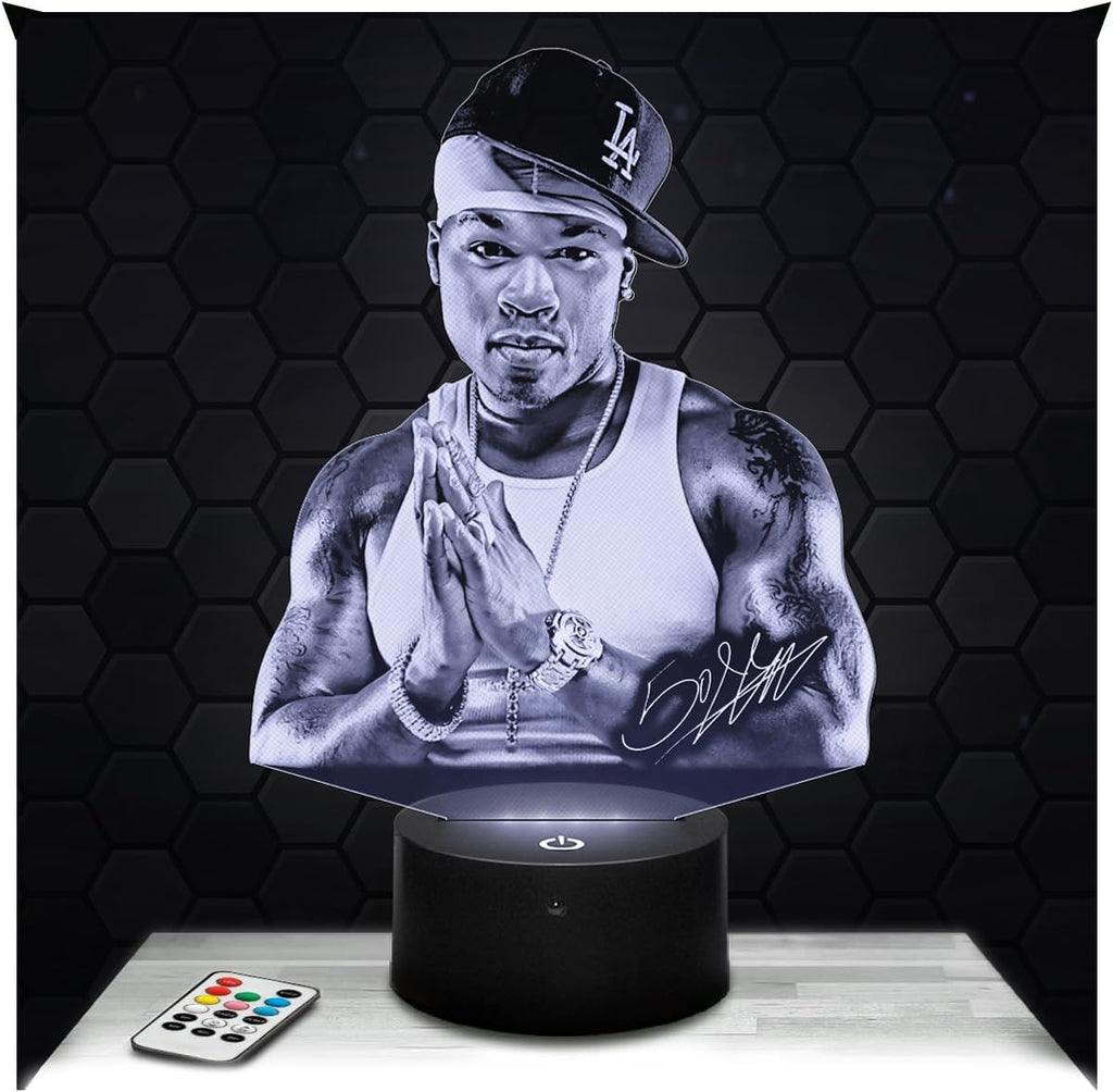 Lampe 3D LED Jul – Veilleuse Tactile avec Effet Hologramme 3D – Idée Cadeau Fan de Jul