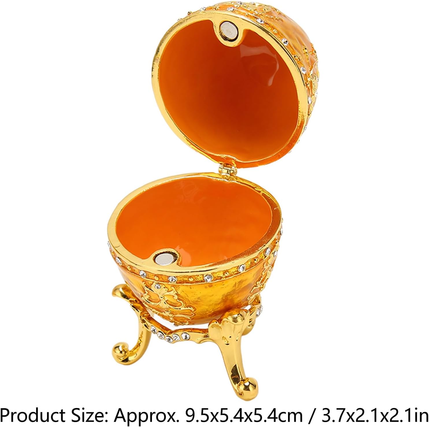 Boîte à Bijoux Vintage – Oeuf Fabergé Or