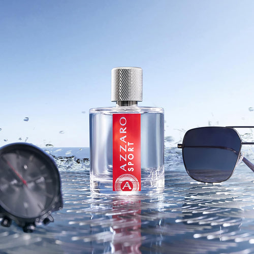 Azzaro Sport Eau de Toilette Homme – Parfum Frais et Pur aux Notes Agrumées, Aromatiques et Boisées – Idéal Quotidien et décontracté