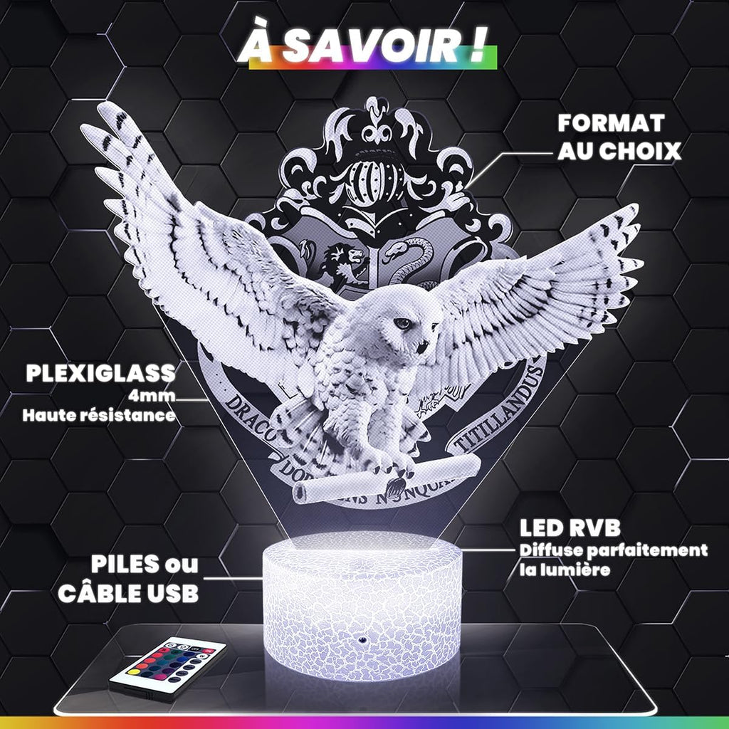 Lampe 3D Jake Sully & Neytiri – Décoration Chambre Garçon et Fille – Lampe 3D Film Science-Fiction Avatar – Effet Hologramme – Idée Cadeau Ado Original