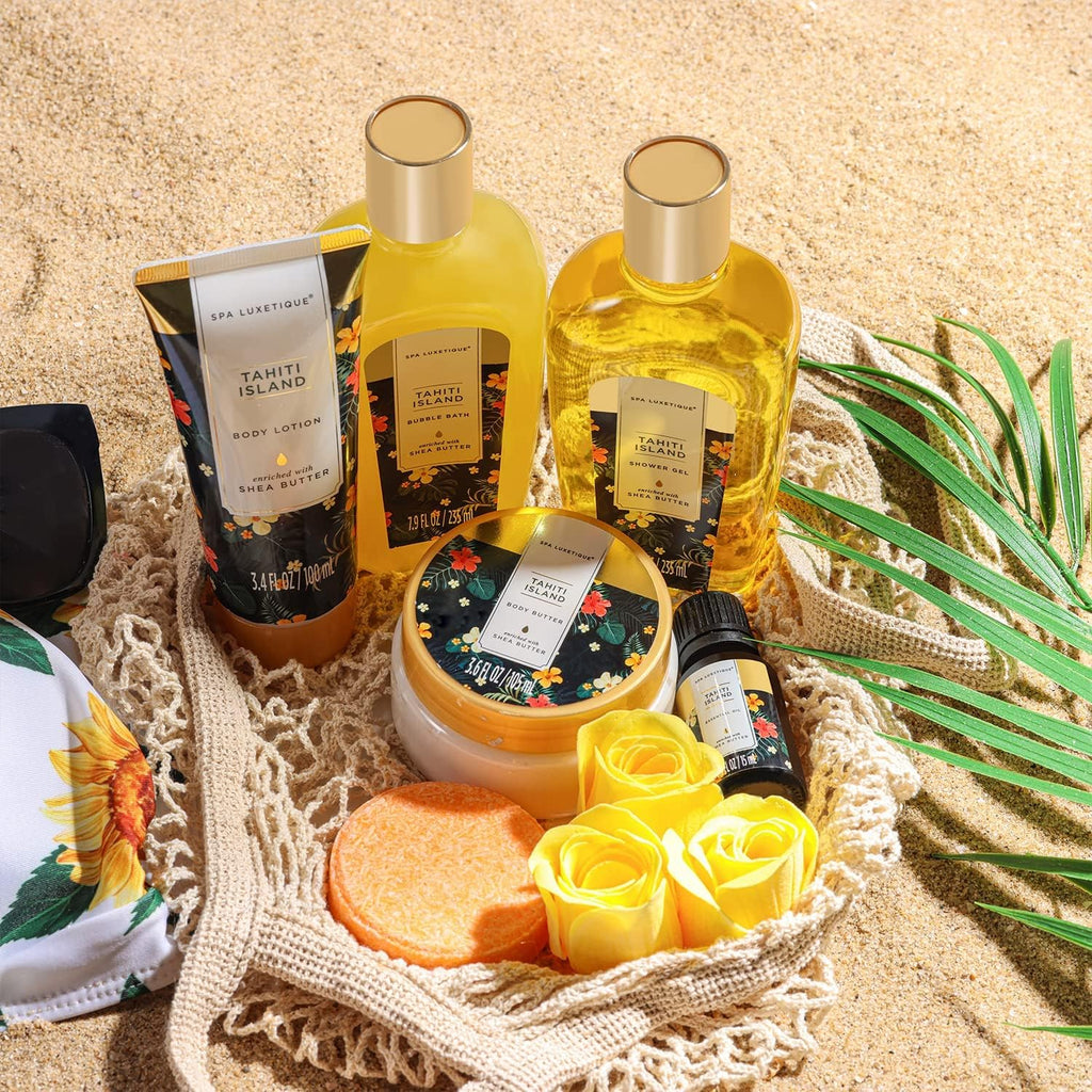 🌺 Coffret Cadeau Spa Luxetique Femme – 15 Pièces Bien-Être &amp; Bain