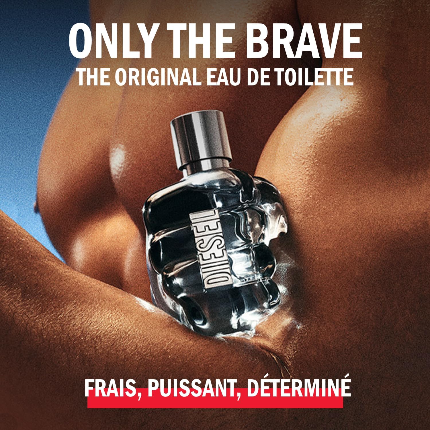 DIESEL Only The Brave Eau de Toilette Homme 200ml – Parfum Boisé Ambré avec Notes de Citron, Ambre & Cuir – Tenue Longue Durée Spray Vaporisateur