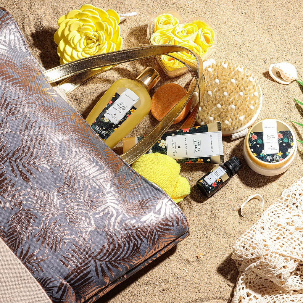 🌺 Coffret Cadeau Spa Luxetique Femme – 15 Pièces Bien-Être &amp; Bain