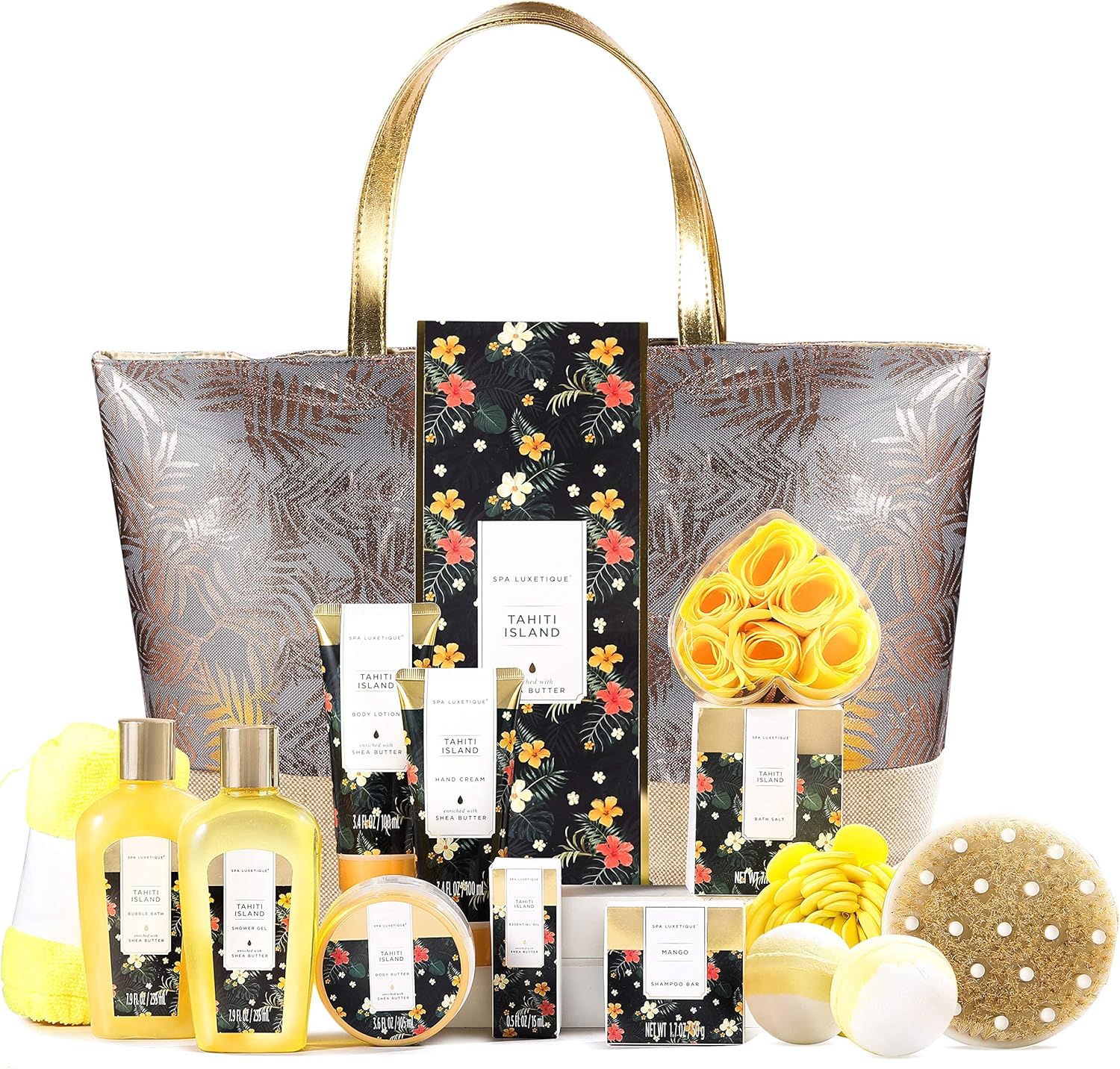 🌺 Coffret Cadeau Spa Luxetique Femme – 15 Pièces Bien-Être &amp; Bain