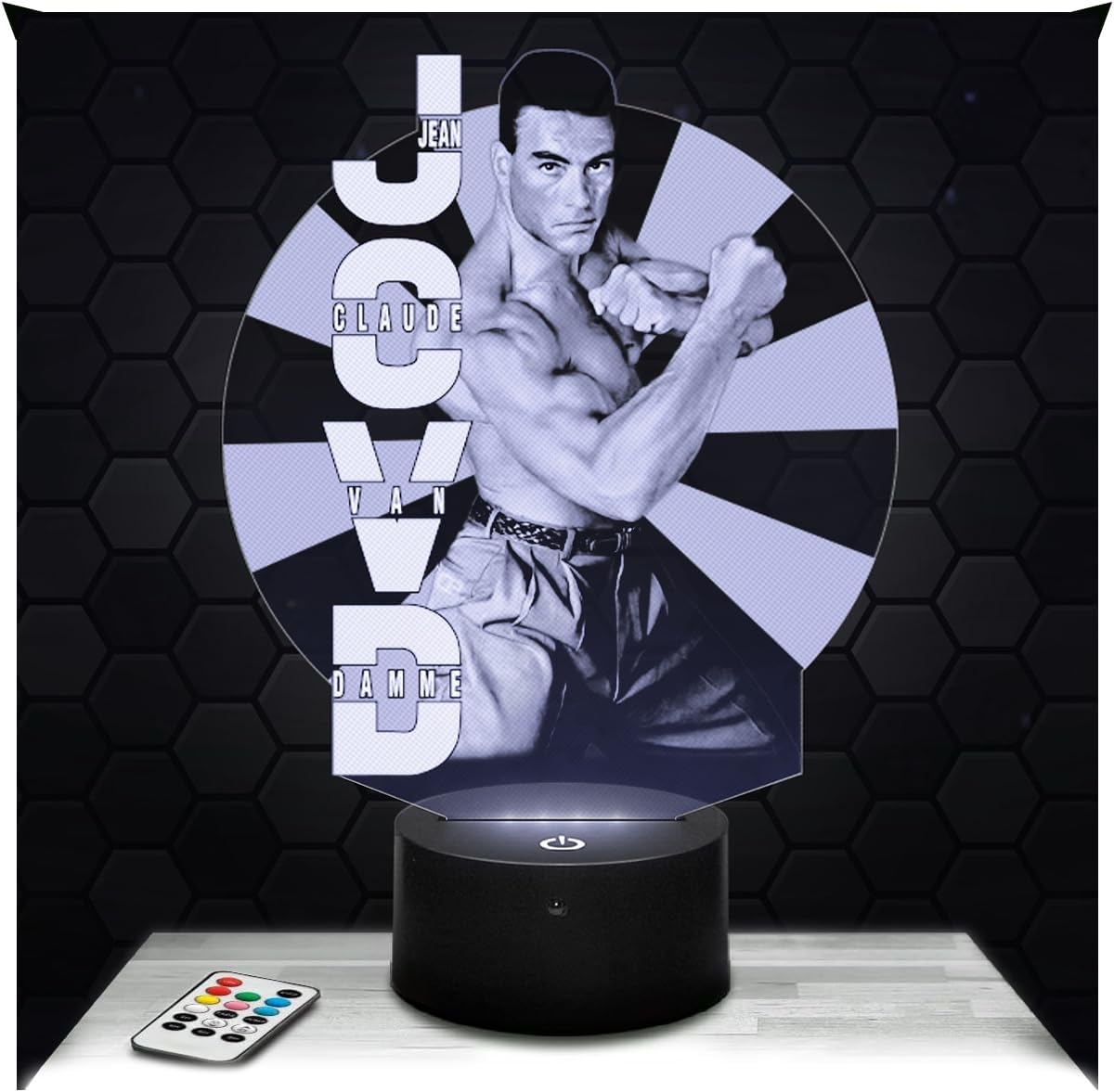 Lampe 3D Jake Sully & Neytiri – Décoration Chambre Garçon et Fille – Lampe 3D Film Science-Fiction Avatar – Effet Hologramme – Idée Cadeau Ado Original