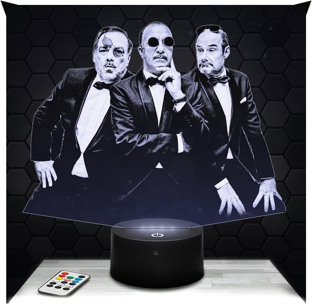 Lampe 3D Jake Sully & Neytiri – Décoration Chambre Garçon et Fille – Lampe 3D Film Science-Fiction Avatar – Effet Hologramme – Idée Cadeau Ado Original