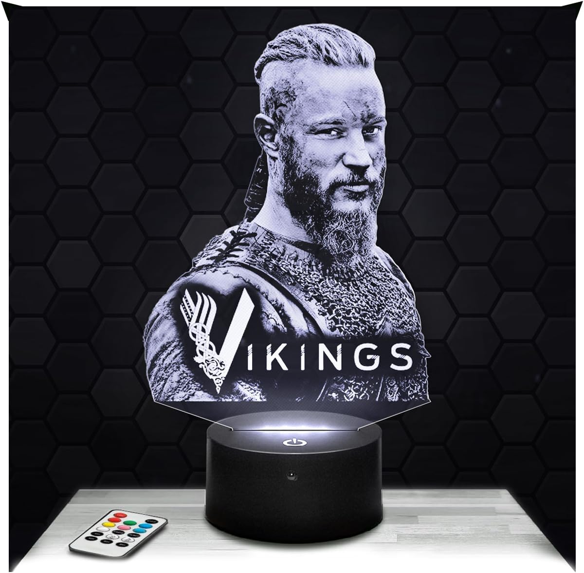 Lampe 3D Jake Sully & Neytiri – Décoration Chambre Garçon et Fille – Lampe 3D Film Science-Fiction Avatar – Effet Hologramme – Idée Cadeau Ado Original